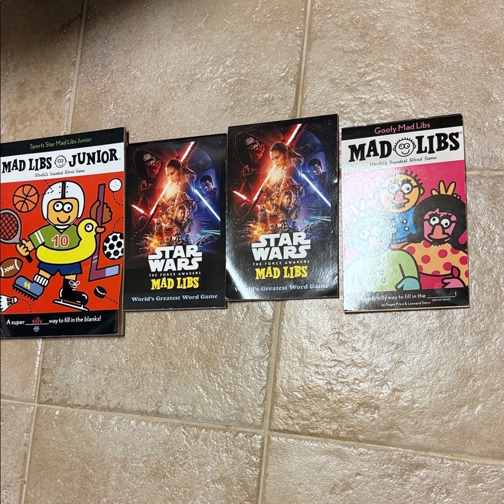 Mad libs bundle of four fill in the blanks books new!